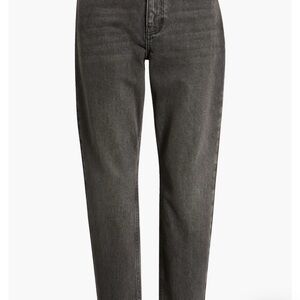Topshop Gray Women's Straight Jeans